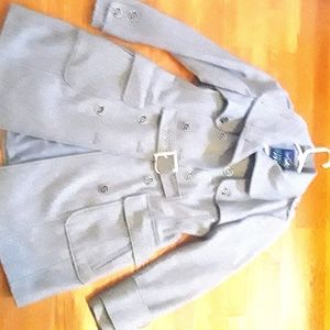 NWOT Grey Peacoat